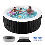 Obqer Inflatable Hot Tub 4 Person, 2400W Blow Up Hot Tubs,...