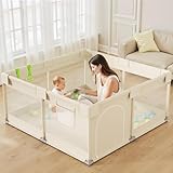 Ugozee Baby Playpen for Babies and Toddlers, 47x47inch Small Play...