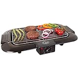 Quest 35910 2000W Indoor Electric Smokeless BBQ Grill/Adjustable...