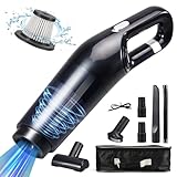 Grixz Handheld Vacuum Cleaner, 10000Pa Powerful Car Vacuum...