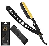 AMS Supplies® Cut Throat Razor kit with 24K Gold Plated Matte...