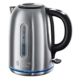 Russell Hobbs Brushed Stainless Steel Electric 1.7L Cordless...