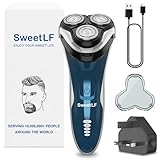 SweetLF Electric Razor for Men, 120 Min Shaving, Fast UK Adapter...