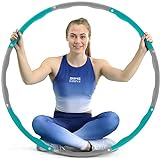 Core Balance Wavy Weighted Hula Hoop For Adult Fitness Foam...