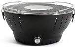 Portable Charcoal BBQ Grill with Built-In Fan – Compact...
