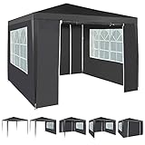 Event Gazebo with 4 Side Panels, Outdoor Waterproof Party Tent...