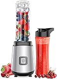 Personal Blender Smoothie Maker and Mixer for Fruit, 400W...