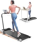 3 in 1 Folding Treadmill, Walking Pad with 7% Incline, 2.5HP...