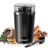 Aigostar Coffee Grinder Electric with Removable Lid, Grinder for...