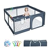 YIFOV Baby Playpen for Babies and Toddlers: Baby Plan Pen with...