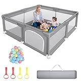 Sour Lemon Baby Playpen for Baby and Toddlers, Kid’s Fence with...