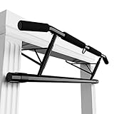 JX FITNESS Door Frame Pull up Bar Doorway Chin up Bar with Padded...