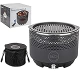 Summit B & Co Alfresco Smokeless BBQ Grill in Slate Grey with...