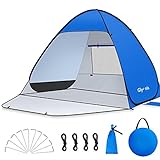 Glymnis Pop Up Beach Tent Small for 1-2 Person/Large for 3-4...