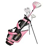 Golf Girl Junior Girls Golf Set V3 with Pink Clubs and Bag, Ages...