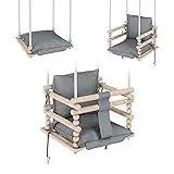 MAMOI Baby Swing Set, Wooden Swing, Ideal as Baby Swing Outdoor,...