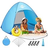 Purebox Beach Tent Pop Up 1-2 Persons, UV 50+ Protection Sun...