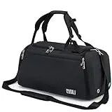 Sports Duffle Bag with Shoes Compartment and Wet Pocket, 42L...