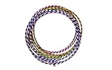 FlickBuyz Glitter Hula Hoops – Multicolor Hula Hoop Ring –...