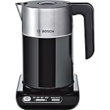 Bosch Styline TWK8633GB Variable Temperature Cordless Kettle, 1.5...