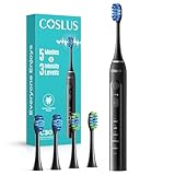 COSLUS Sonic Electric Toothbrush for Adults: Deep Cleaning &...