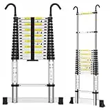 EOXCIIU Telescopic Ladder 6.2m, Aluminium Extendable Ladder with...