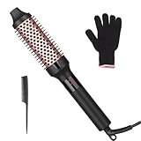 Thermal Brush, 38mm Curling Iron Brush Heated Round for Curls &...