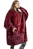 Kato Tirrinia Oversized Hoodie Blanket, Warm Gifts for Women Men,...