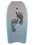 Two Bare Feet 44' Bodyboard with Leash — Adult Boogie Board |...