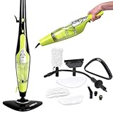 H2O HD 5-in-1 Steam Mop & Handheld Steam Cleaner – Carpet...