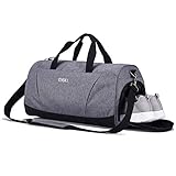 Gym Bag with Shoes Compartment and Wet Pocket,Sports Duffel Bag...