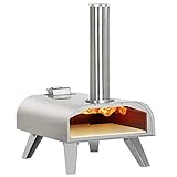 BIG HORN OUTDOORS Pizza Ovens Wood Pellet Pizza Oven Wood Fired...