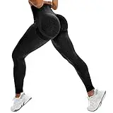 RIOJOY Scrunch Gym Seamless Leggings Women High Waist Ruched Butt...