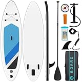 Inflatable Stand Up Paddle Board 10'5''×30''×6'', SUP...