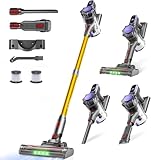 MONSGA Cordless Vacuum Cleaner, 45KPa/550W/50Mins Stick Vacuum...