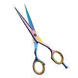 Hairdressing Scissors - Multicolor Hair Scissors Stainless Steel...