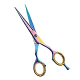 Hairdressing Scissors - Multicolor Hair Scissors Stainless Steel...