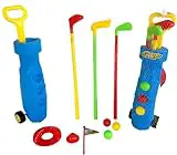 Quickdraw Kids Toy Golf Set Plastic Golf Clubs Balls Caddy Garden...
