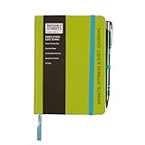 Sports, Fitness & Diet Notebook - Hardback A6 Diet Gift (Lime...