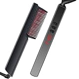 Hair Straightener Brush,Beard Straightener Comb,Suitable for...