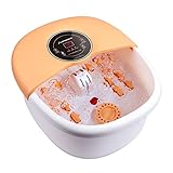 Hangsun Large Foot Spa Bath Massager with Heat Bubbles Massage...