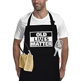 Old Lives Matter Kitchen Aprons - Funny Birthday or Retirement...