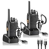 JUCJET Walkie Talkies, 88E Upgraded PMR446 Walkie Talkie, Two-Way...