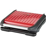 George Foreman Large Red Steel Grill 25050