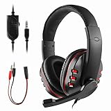 Gaming Headset for Ps-4 Xbox One S 3.5mm Wired Over-head Stereo...