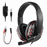 Gaming Headset for Ps-4 Xbox One S 3.5mm Wired Over-head Stereo...