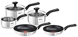 Tefal C972S544 5 Piece, Comfort Max, Stainless Steel, Pots and...