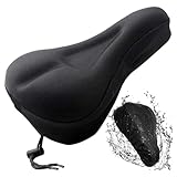 ASIRYVA Black Bike Seat Cushion, Gel Bike Seat Cover with a Bike...