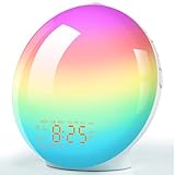Sunrise Alarm Clock Wake Up Light,Bedside Night Lamp with...