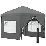 Outsunny 3 x 3 Meters Pop Up Water Resistant Gazebo Wedding...